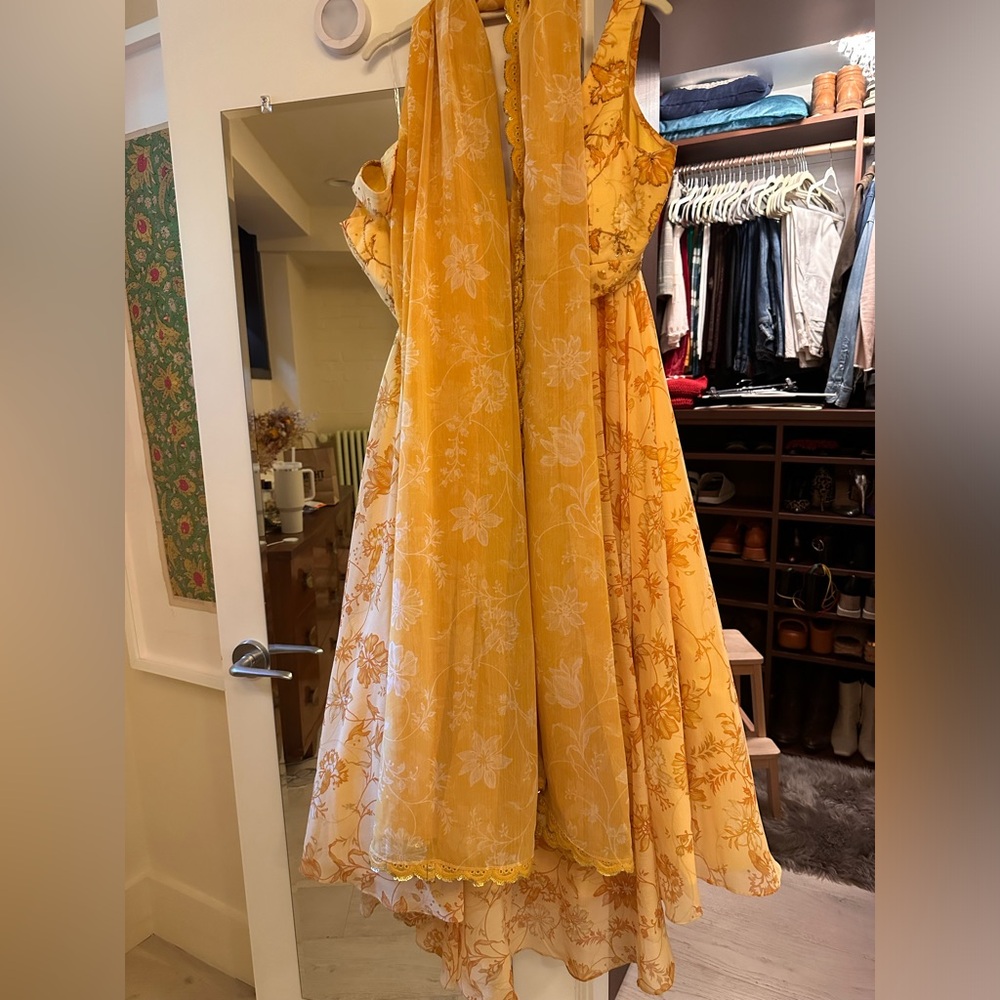 Yellow Lehenga - bought from Indya, worn once